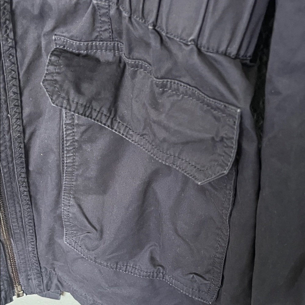 Laundry by Shelli Segal Navy Hooded Jacket Size Large - Picture 8 of 14